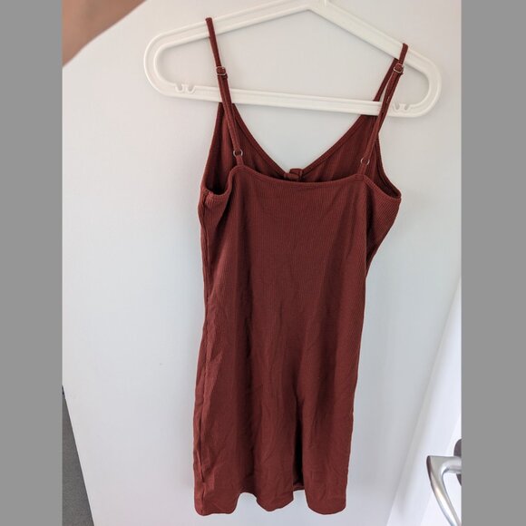 American Eagle Waffle Bodycon Midi Dress (M) - Picture 4 of 7